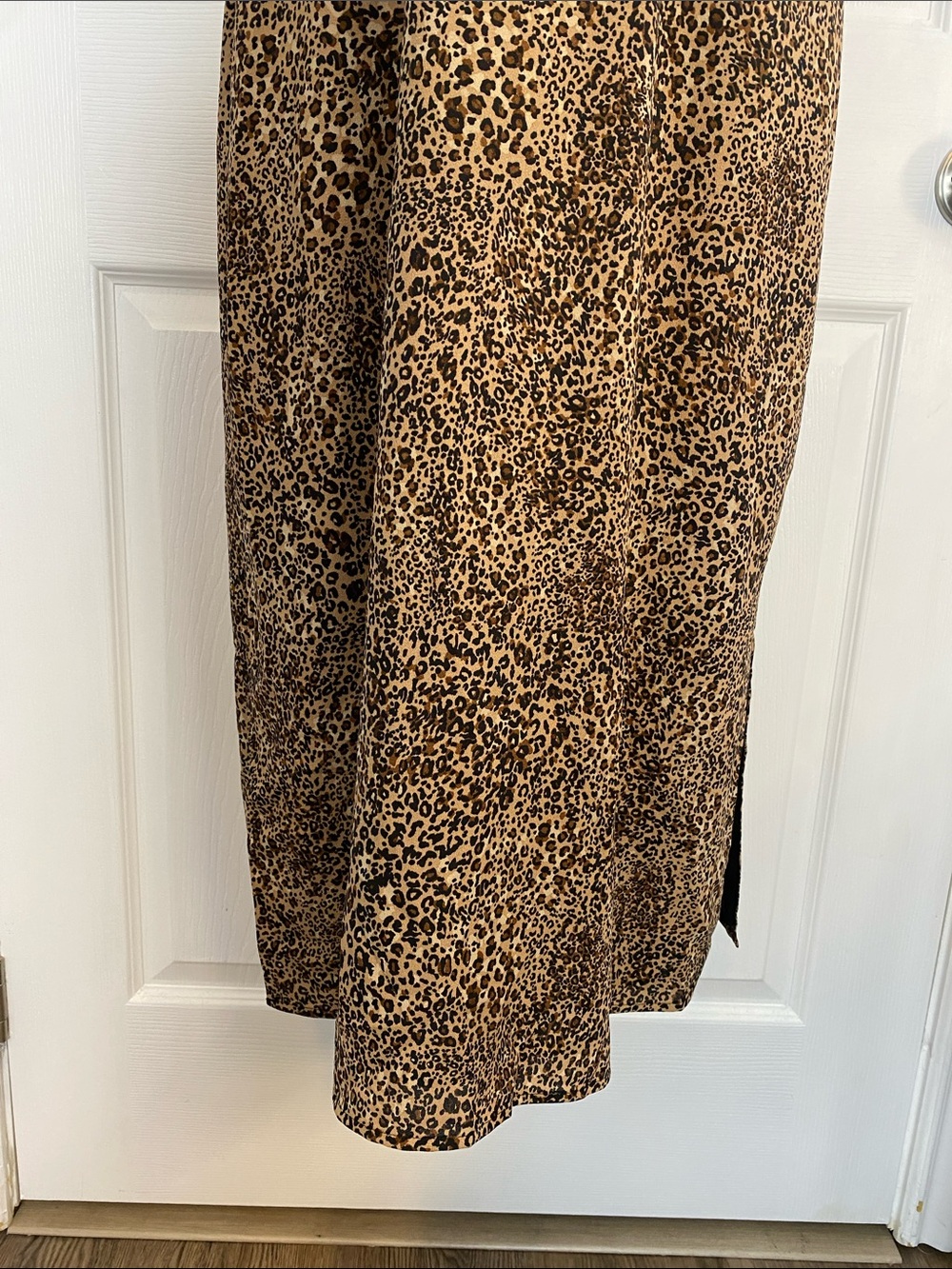1.STATE Rebel Animal Beats Leopard Lace Trim Slip Midi Dress Size 6 NWT - Picture 8 of 16